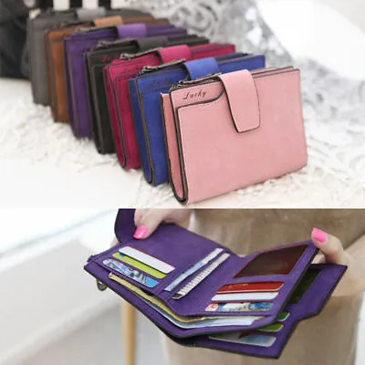 $12.99 • Buy Women Short Wallet Leather Small Clutch Purse Card Holders New Handbag
