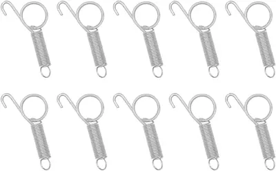 10 Pack Rabbit Cages Door Metal Finger Spring Latch Hook Multi-Functional Pet Ca • $11.54