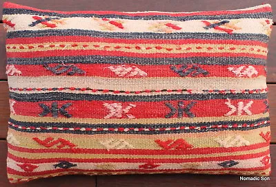 (40*60cm 16*24inch) Boho Handwoven Kilim Cushion Cover Morrocan Tribal Motifs • $49.95