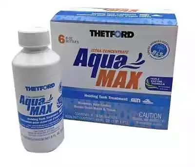 Thetford Marine Aquamax Holding Tank Treatment - 6-Pack 8Oz Liquid Spring Shower • $21.45