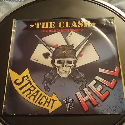 The Clash - Straight To Hell / Should I Stay Or Should I Go MINT 45rpm Vinyl 7  • $34.95