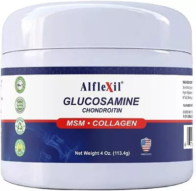 ALFLEXIL Glucosamine & Chondroitin Cream With MSM & Collagen | Natural Cream...  • $29.70