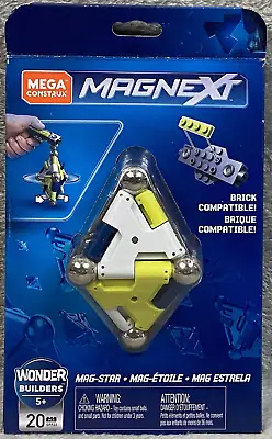 Mega Construx Magnext Mag-Star Set Wonder Builders 20 PCS [New] • $11.23