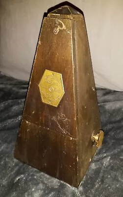 Antique Original Metronome De Maelzel Made By Seth Thomas Clock Co Works Great! • $149.95