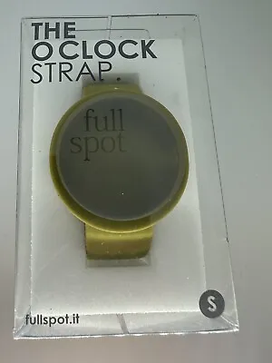O Clock Watch Band Full Spot SRL Size Small Green New Silicone Made In Italy A • $29.99