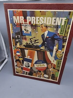 3M Bookshelf Board Game Mr President Vtg MCM 1967 Strategy Card Political  • $22.49