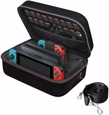 Deluxe Carrying Case Protective Case Hard Shell Protective Case For Nintendo Swi • $41.84