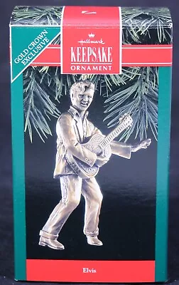 Hallmark 1992 Elvis Brass Plated Keepsake Ornament • $8