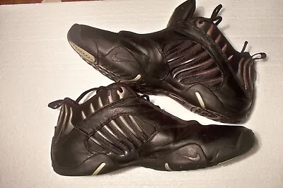 Vintage 2001 Nike Air Flight Basketball Shoes Men Size 10.5 830221-002 Black • $41.95