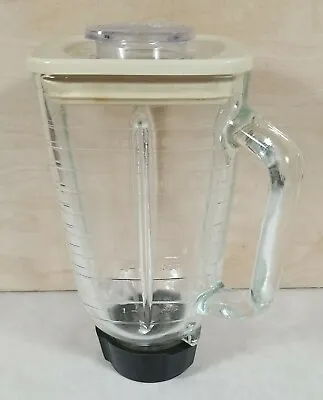 $19.99 • Buy Vintage Oster Regency Kitchen Center Replacement 5 Cup Glass Blender Jar W/ Lid