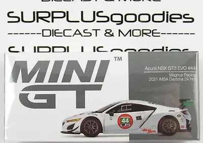 $11.95 • Buy 2022 Mini-GT 2021 ACURA NSX GT3 EVO #44 Magnus Racing IMSA Daytona #MGT00302-L