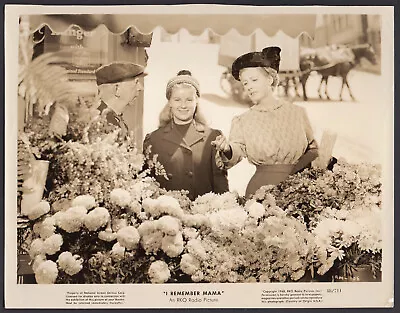 Irene Dunne & Barbara Bel Geddes I REMEMBER MAMA Orig Movie Photo Flower Shop • $24.95