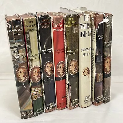 Lot Of 8 Vintage Judy Bolton Mystery Books Hardcover Dust Jackets Sutton • $49.99