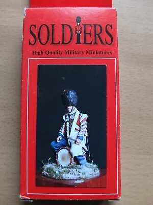 SOLDIERS SBH1 - DRUMMER BOY SCOTS FUSILIER GUARDS 1854 FIGURE - 54mm METAL KIT • £24.99