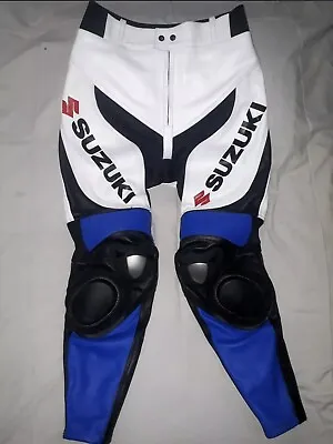 Motorcycle Suzuki Leather Riding Pants/Motorbike Trouser-MotoGp • $199