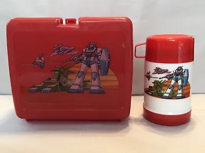 Vintage 1980’s G1 Transformers Lunchbox W/ Thermos • $39.99