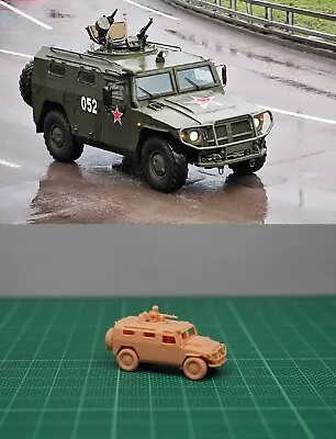 1/144 Russian GAZ Tiger Armored Infantry Mobility Vehicle Resin Kit • $7.80