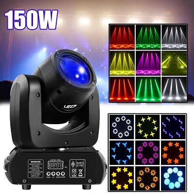 150W LED Moving Head Light Gobo RGBW Beam DMX Disco Party Dj Stage Lighting  • $109.99