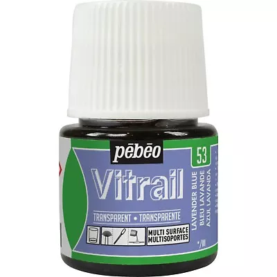 £4.99 • Buy Pebeo VITRAIL Transparent Colour Art & Craft Glass Paint 45ml