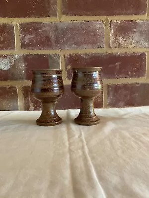 Bendigo Pottery Goblets Two KT Epsom 21 79 • $34