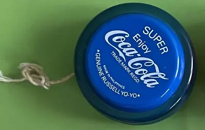 Vintage Yo-Yo Super Blue Coca Cola Genuine Russell Championship 1980-81 • $185