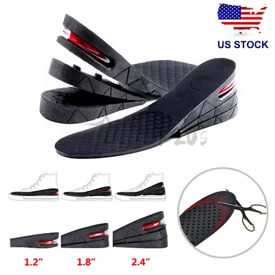 $8.55 • Buy Men Women Shoe Insole Invisible Height Increase Heel Lift Taller Inserts Pad US