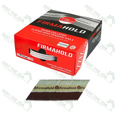 Firmahold BRIGHT BR Framing Gun Nails To Fit Paslode 5063 75 & 90mm Clipped  • £37.34