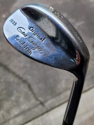 RARE Wilson Golf 1933 ORIGINAL GENE SARAZEN R-90 SAND IRON Right Brown Steel SW • $7.96