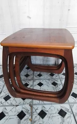 Vintage  Mid Century  Nathan Burlington  Teak Nest Of  Tables • £110