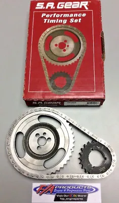 Small Block Chevy With FACTORY Roller Cam .250 Roller Timing Set S.A. GEAR 78150 • $60