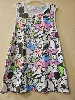 Juniors 2XL (19) Mickey Mouse Tank Top Mickey Minnie Pluto NWT NEW • $5.95