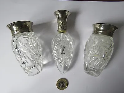 Vintage Ralph Lauren Clear Glass Perfume Holder With Additional Body Lotion Jars • £39.99