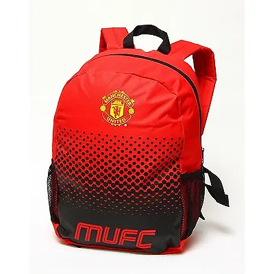Manchester United Fade Backpack Football Gift Boys & Girls School Bag • £19.99