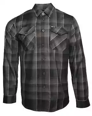 DIXXON Flannel X MEGADETH Collab Men's XL Metal Band Plaid Button Shirt • $109.88