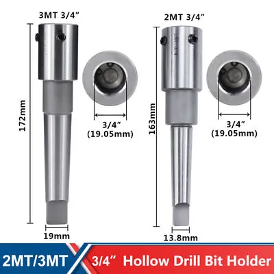 £30.46 • Buy MT2/MT3 19mm Mag Drills Cutter Arbor Fit ROTABROACH Adapter Weldon Shank