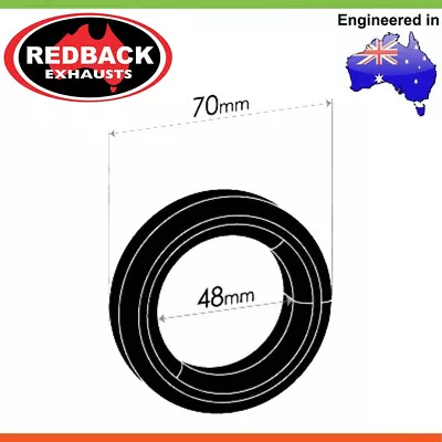 REDBACK Exhaust Ring Rubbers - ID 48mm To Suit VOLVO 240 P245 Turbo 2.1L WAGON • $10.33