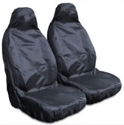 FOR VOLVO XC90 ALL MODELS - Heavy Duty Black Waterproof Car Seat Covers 2 Fronts • $20.94