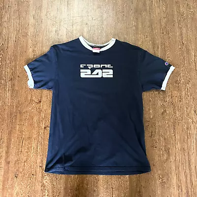 Vintage Front 242 Champion Shirt L 2000's Industrial Goth • $120