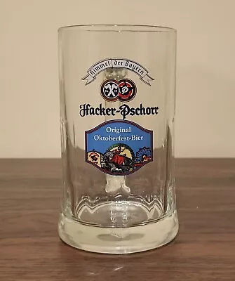 Rare Hacker-Pschorr Original Oktoberfest-Bier German Beer Glass Mug 0.5 Liter  • $24.50