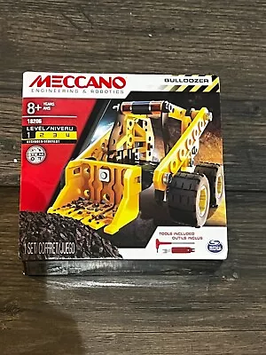 Meccano 6043090 Construction Game Bulldozer Building Site • $19.79