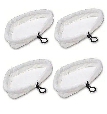 4 X Microfibre Compatible Steam Mop Cloth Pads For Vax S2 Hard Floor Master • £8.49