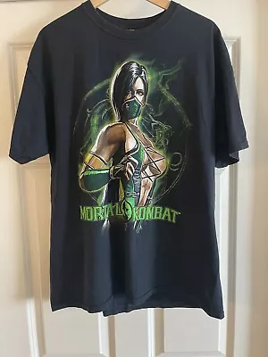 Vintage Mortal Kombat Jade T Shirt  Size Men’s XL Video Game Tee • $105