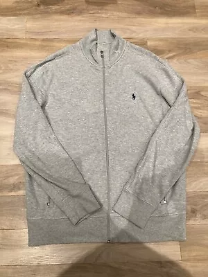 Men’s Polo Ralph Lauren Full Zip Jumper Grey - Size Large  • £5