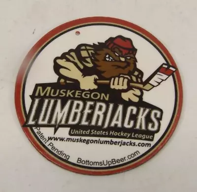 IHL Muskegon Lumberjacks Michigan Magnet Bottomsupbeer.com • $2