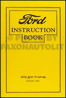 1926 Ford Model T Car And Truck Owners Manual 26 Operators Instruction Book • $19