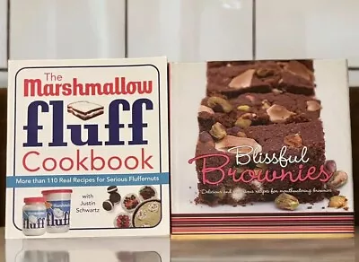 2 Desert Cookbooks THE MARSHMALLOW FLUFF & BLISSFUL BROWNIES Backing Made Fun • $15.44