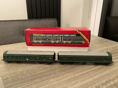 Hornby Diesel Railcar Power Coach And Trailer Coach R.157 • £70