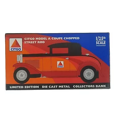 Spec Cast / Liberty Classics Citgo Model A Coupe Chopped Street Rod 1:25th Bank • $19.99
