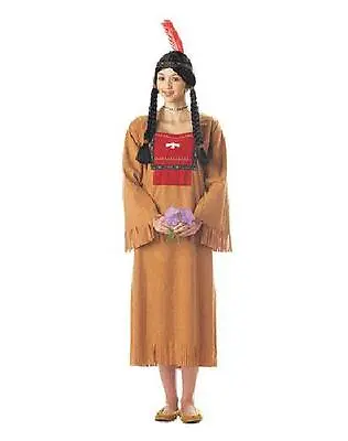 Running Brook Native Indian Costume Women Fancy Dress Halloween • £15.62