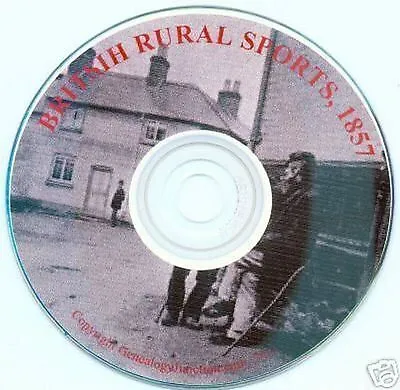 British  Rural  Sports  1857  Rural  Life   Book  On   CD   In   PDF  Format • £9.99